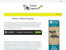 Tablet Screenshot of pitbullpuppies.org